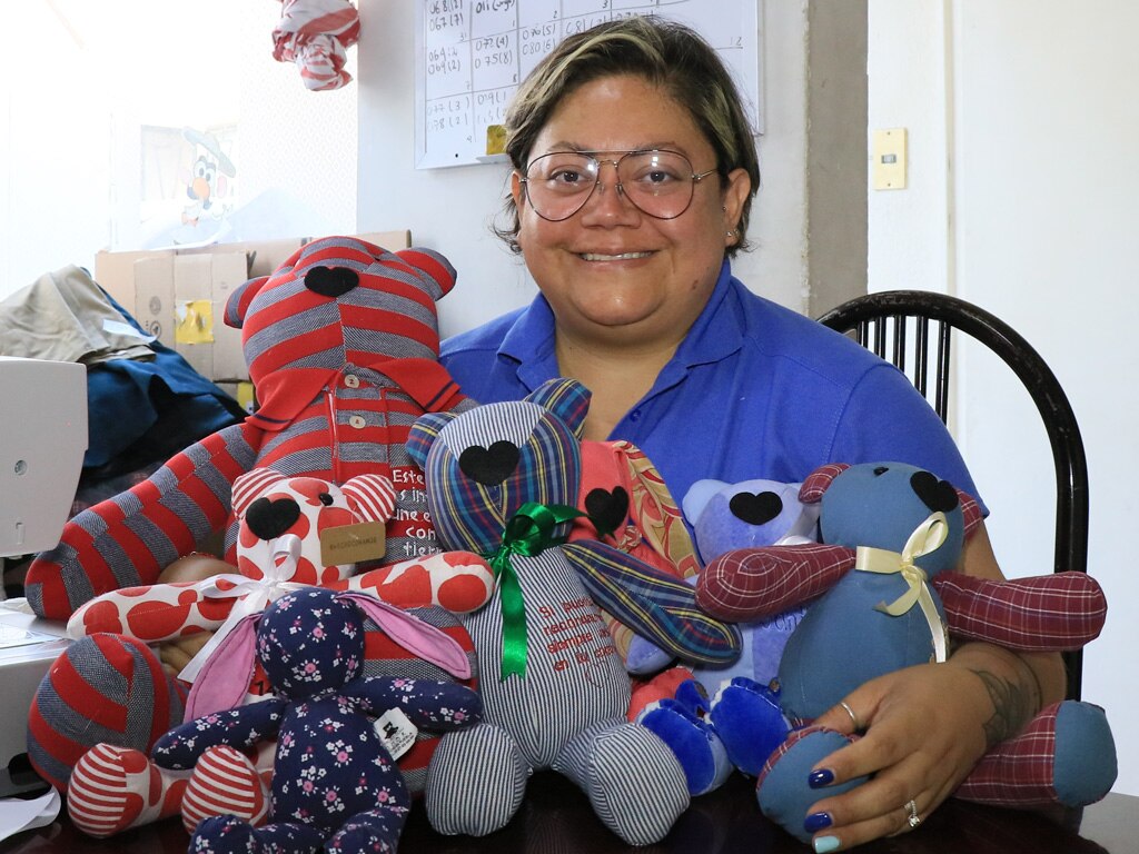 Hecho en Puebla. Ositos memoriales para recordar a seres queridos