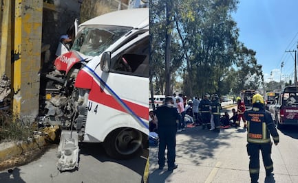 Combi de Movilomas choca y deja como saldo 15 lesionados en Puebla