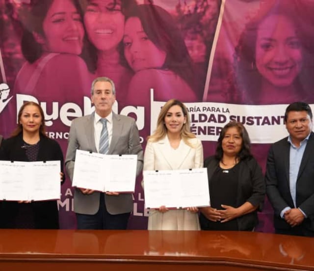 Firma Pepe Chedraui convenio para fortalecer atención a mujeres de Puebla capital