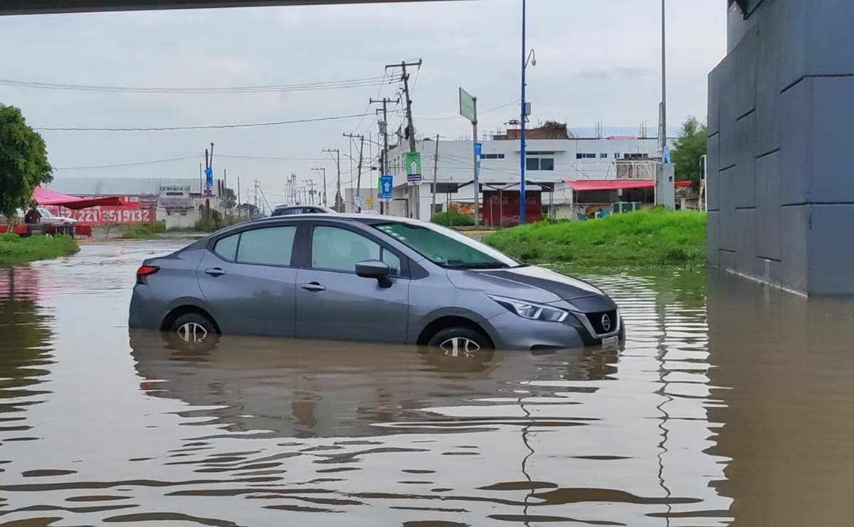 Estas son las calles que más se inundan durante las lluvias en la ciudad de Puebla I Foto: EsImagen
