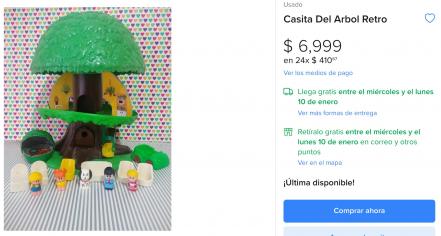 Día de Reyes retro. ¿Te acuerdas de La casita del árbol? Hoy cuesta 8 mil pesos