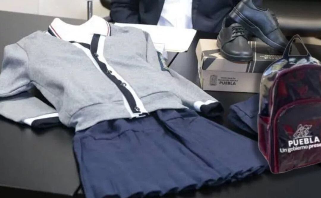 Estudiantes poblanos recibirán uniformes y zapatos nuevos I Foto: Redes Sociales