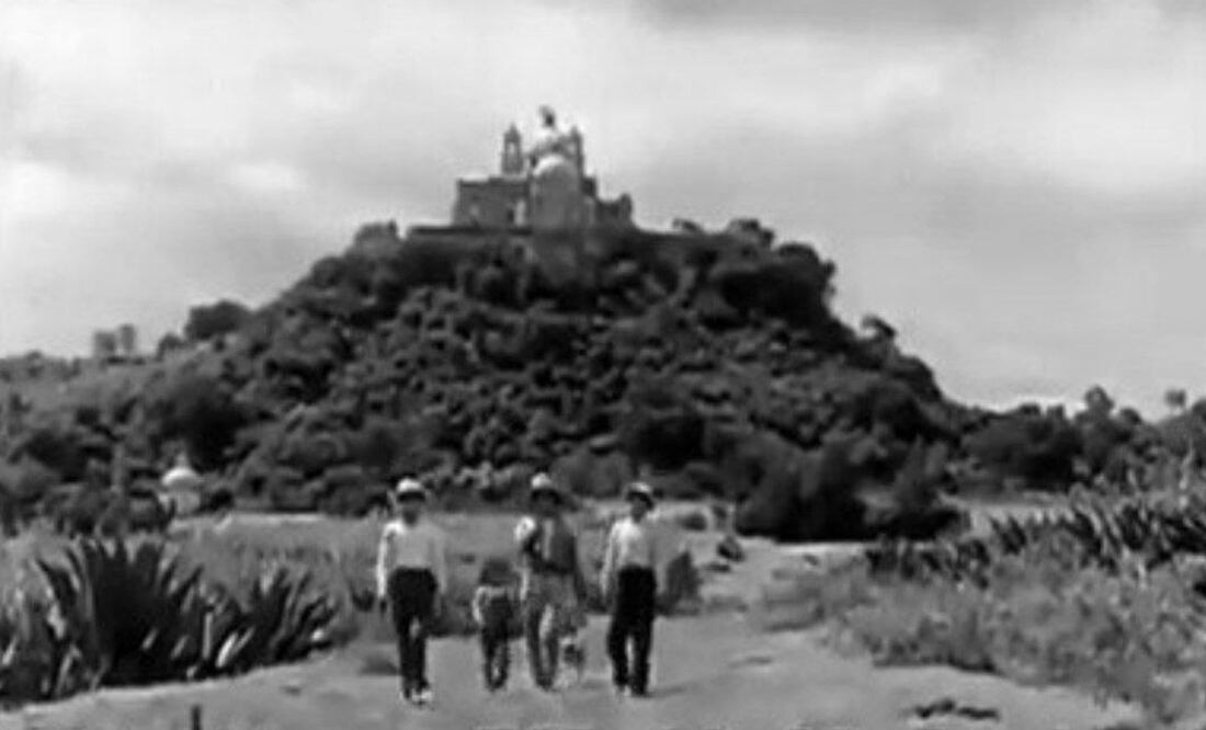 Mucho antes de ser reconocido como pueblo mágico, Cholula de Rivadavia lucía así | Captura de video, tomado del Twitter de Tlatoani Cuauhtémoc