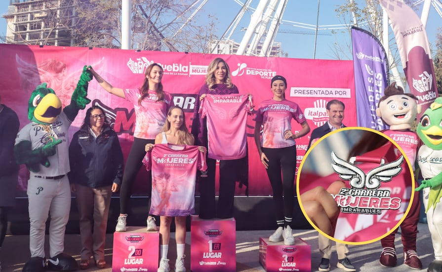 Presentan medalla y playera de la 2ª edición de la “Carrera Mujeres Imparables