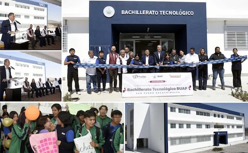 Así es el nuevo Bachillerato Tecnológico de San Pedro Zacachimalpa