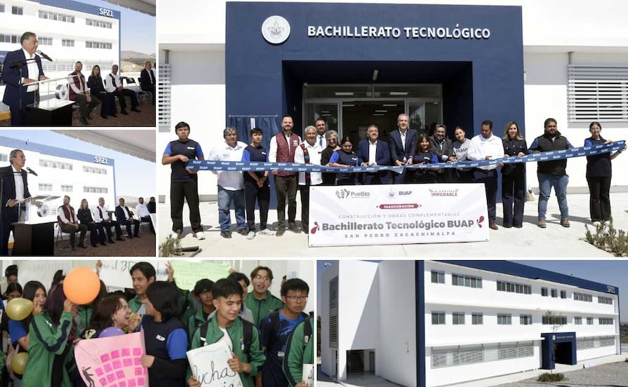 Así es el nuevo Bachillerato Tecnológico de San Pedro Zacachimalpa