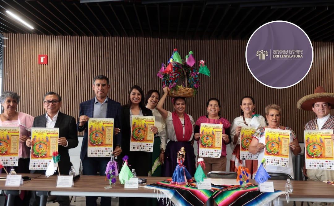 Invitan en el Congreso del Estado a participar en el Atlixcayotontli 2026 | Foto: Congreso de Puebla.