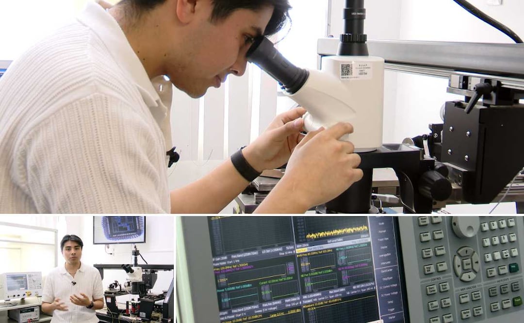 El estudiante Kevin Gutiérrez participará en seminario sobre IA | Foto: Buap