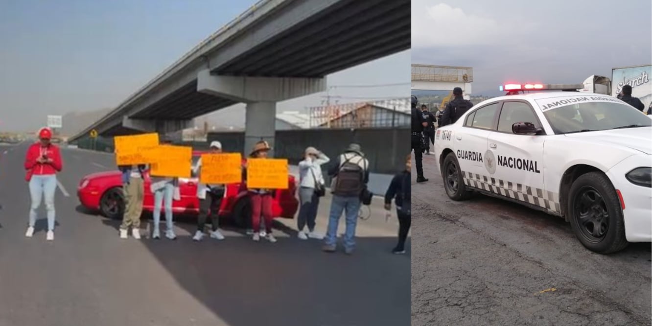 Manifestación autopista México-Puebla / Foto Redes - Agencia Es Imagen