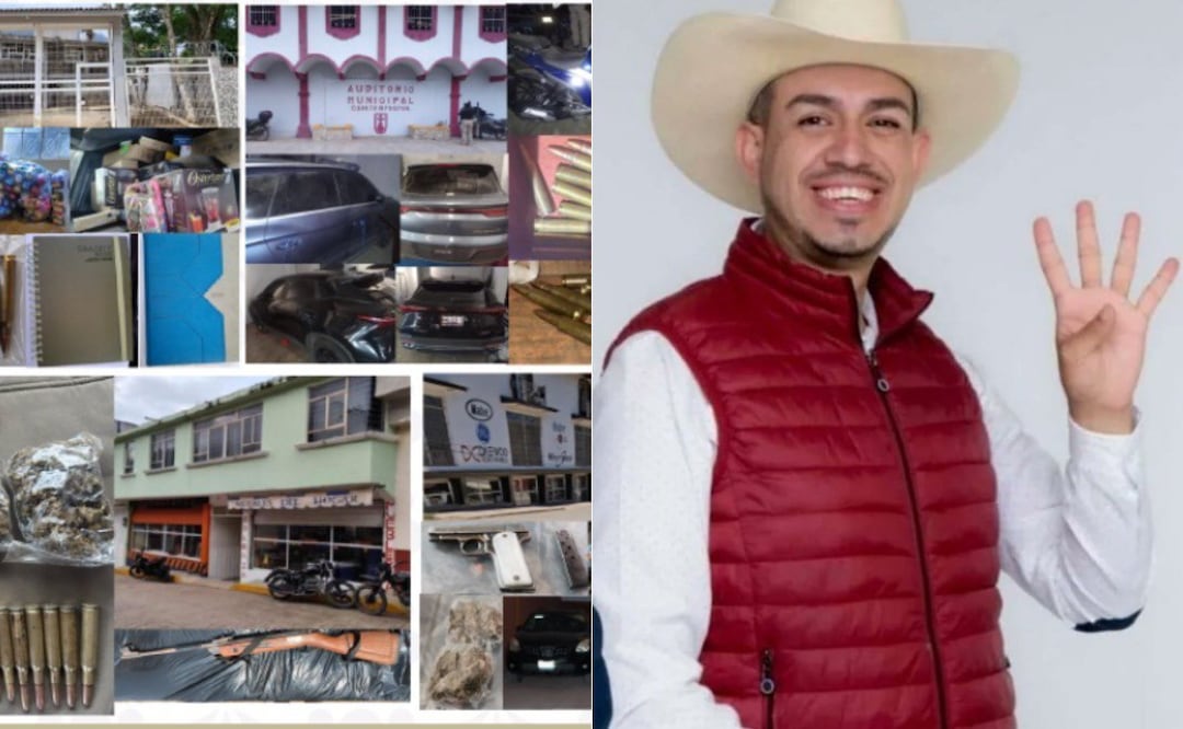 Autoridades catearon propiedades del alcalde de Cuautempan | Foto: FGE Puebla/Redes Sociales