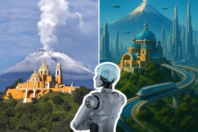Inteligencia Artificial transforma fotos de Puebla en ciudades futuristas y así se ven