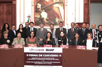 Firman Gobierno de la Ciudad y BUAP convenio para alfabetizar a poblanas y poblanos en zonas vulnerables