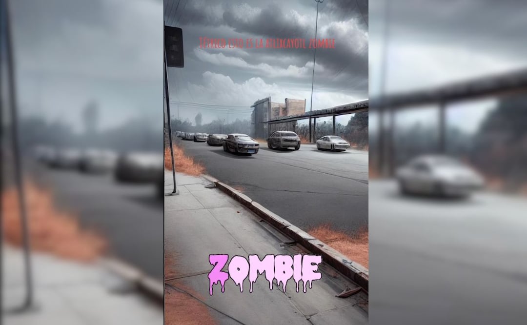 Con ayuda de Inteligencia Artificial, un video de TikTok reveló cómo se vería Puebla en un apocalipsis zombi | Foto: TikTok cara_de_bolsa_oficial