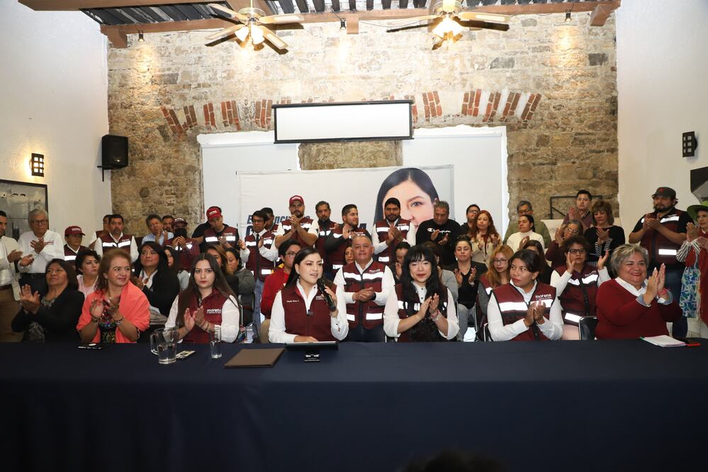 Claudia Rivera habló de la importancia de respetar la equidad en el proceso rumbo al 2024 | Agencia Es Imagen para El Universal Puebla