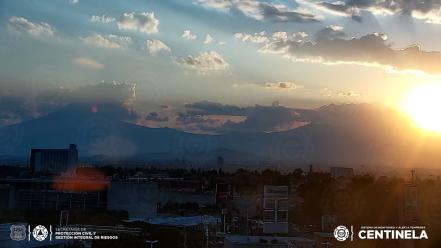 Monitoreo del volcán Popocatépetl hoy 21 de mayo 2021