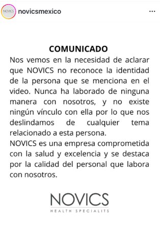 Foto: Ig novicsmexico