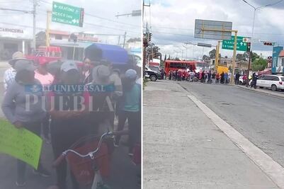 Bloquean carretera federal México-Puebla; exigen detener a "Los Panelas"