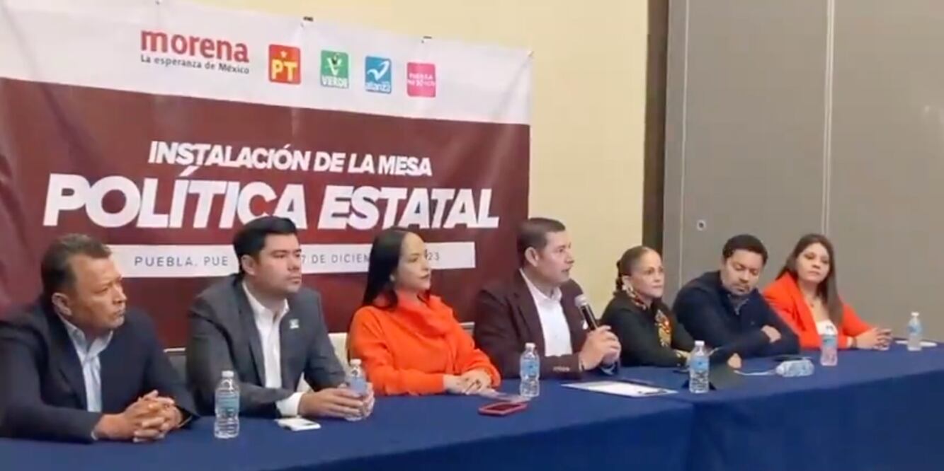Esta tarde, se dio a conocer la conformación de una alianza en la 4T para las elecciones del 2024 | EsImagen para El Universal Puebla