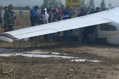 VIDEO. Cae avioneta de escuela de vuelo en Huejotzingo; hay dos lesionados