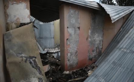 Así luce la casa donde inició el ataque de “El Chueco” en Cerocahui, Chihuahua