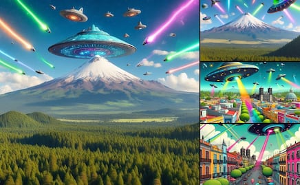 ¿Cómo se vería Puebla con una invasión alienígena, según la IA?