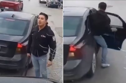 VIDEO | Así atacó un presunto montachoques a un camión lleno de pasajeros en Puebla