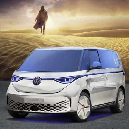Combi eléctrica ID Buzz de Volkswagen, coquetea con el lado oscuro de la fuerza y lanza edición Star Wars