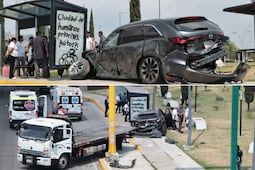 Otro brutal choque en Vía Atlixcáyotl, hay 3 heridos