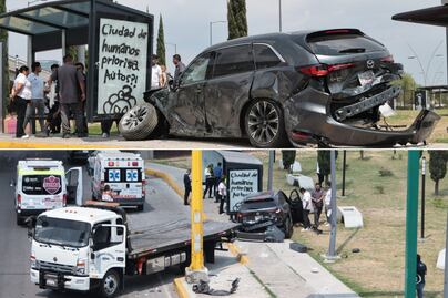 Otro brutal choque en Vía Atlixcáyotl, hay 3 heridos