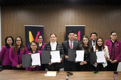 Signan convenio de colaboración y prestación de servicios UVP y Congreso del Estado 