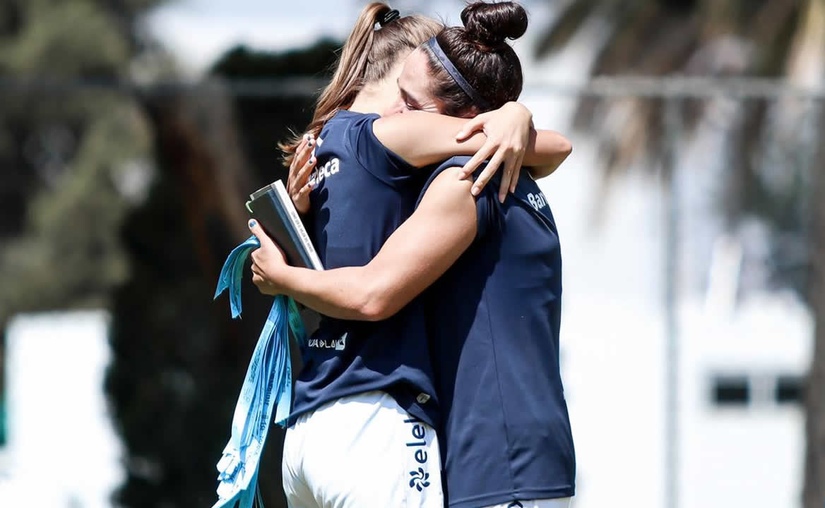 El Club Puebla Femenil se despide de Majo López, su capitana y goleadora histórica