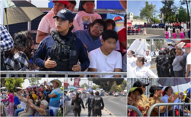 Desfile del 5 de Mayo en Puebla se realizó sin incidentes