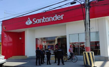 Asaltan con violencia sucursal de Santander en Alseseca