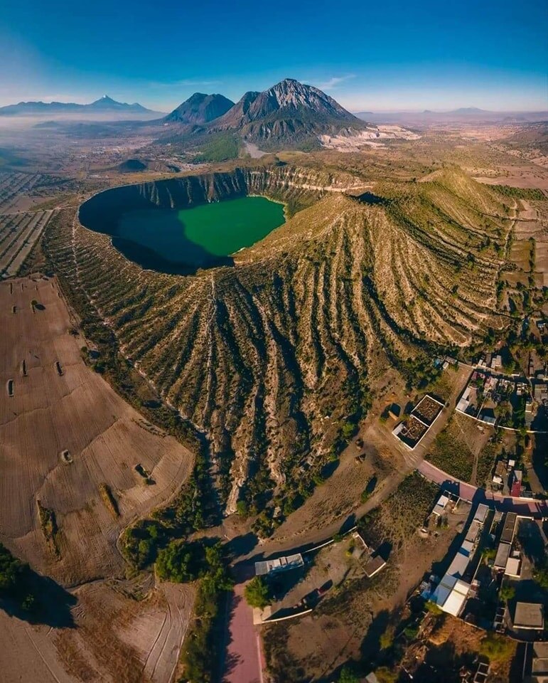 La Laguna de San Luis Atexcac en un axalapasco, ubicado en el municipio de Guadalupe Victoria|Foto: Donde Ir Puebla