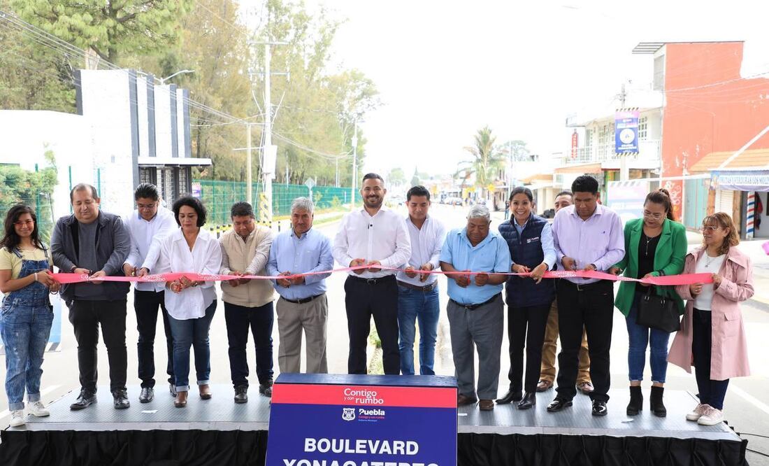 La rehabilitación del Bulevar Xonacatepec tuvo una inversión de 48 millones de pesos | Foto: Ayuntamiento de Puebla