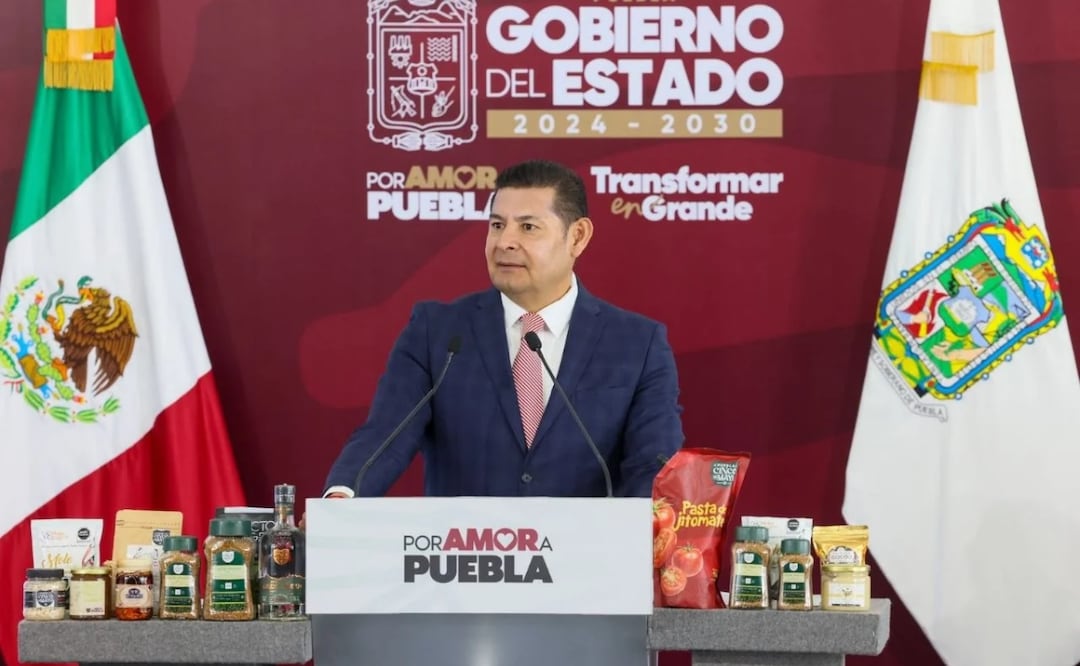 Armenta reporta crecimiento económico del 3.1%, más empleo e inversiones en Puebla | Foto: Gobierno de Puebla.