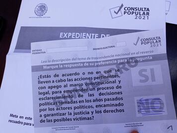 Realizan simulacro en Puebla para consulta popular