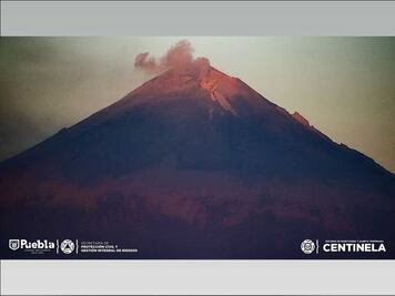 ¿Cómo amaneció el Popocatépetl? 5 de abril 2021