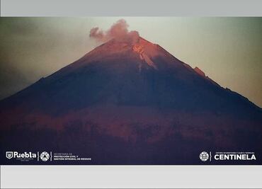 ¿Cómo amaneció el Popocatépetl? 5 de abril 2021