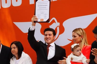 Samuel García se registra como aspirante a candidato presidencial por MC; "la batalla es con Morena, el Frente ya está frito"