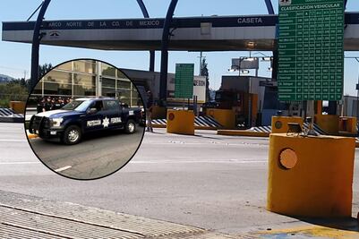 VIDEO Trailero se pasó la caseta sin pagar y fue alcanzado en la autopista México-Puebla