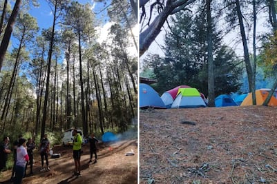 Dónde acampar muy cerca de en Puebla de forma segura