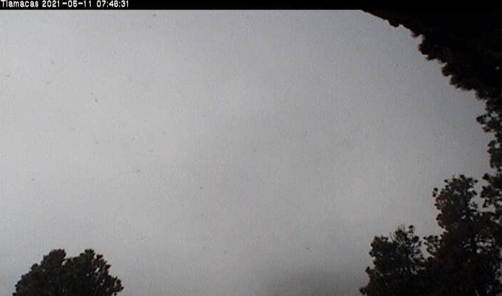 ¿Cómo amaneció hoy el volcán Popocatépetl? 11 de mayo 2021