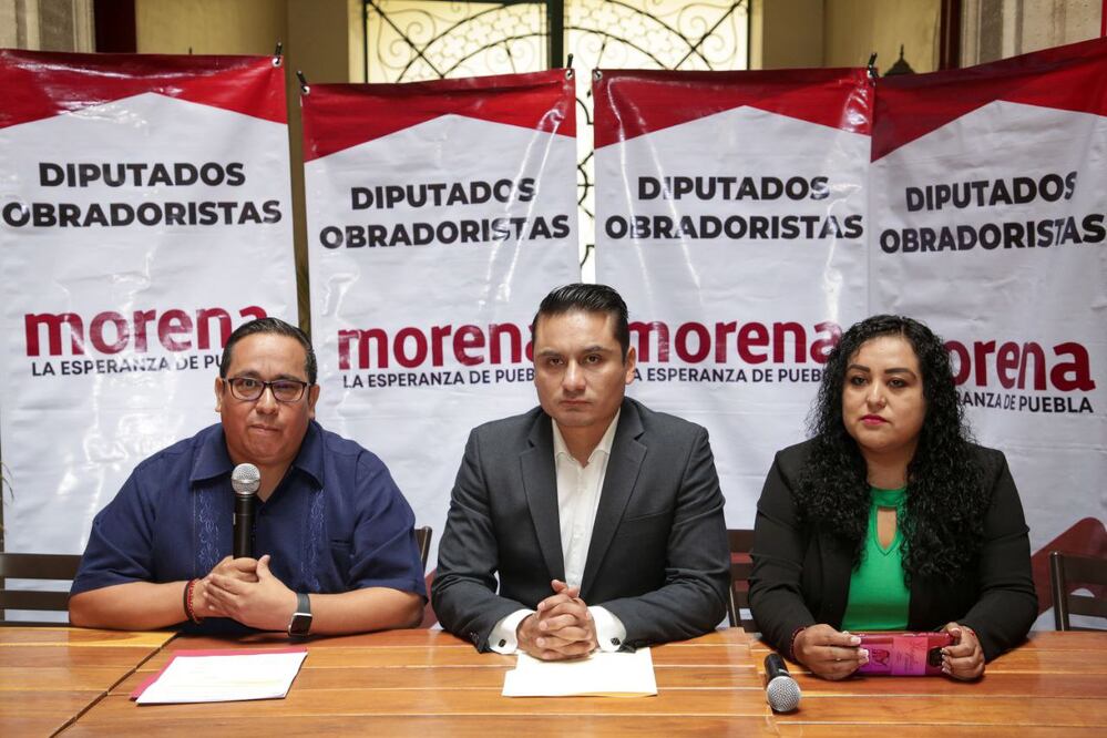 Diputados obradoristas dieron conferencia de prensa este viernes | EsImagen para El Universal Puebla