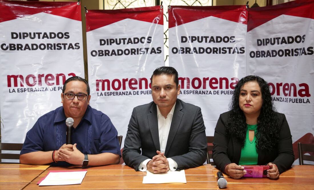 Diputados obradoristas dieron conferencia de prensa este viernes | EsImagen para El Universal Puebla