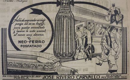 Así era el “Neo-ferro Fosfatado”, el refresco que bebían los poblanos en los 40