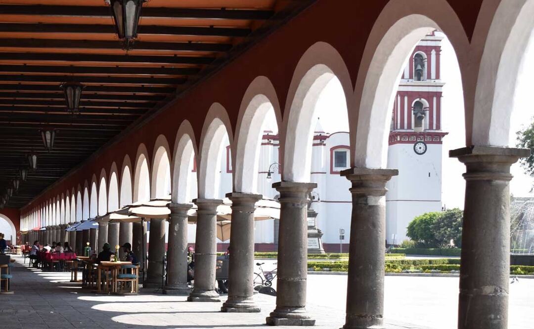 Cholula además cuenta con los portales más largos | foto: AGENCIA ES IMAGEN PARA EL UNIVERSAL PUEBLA