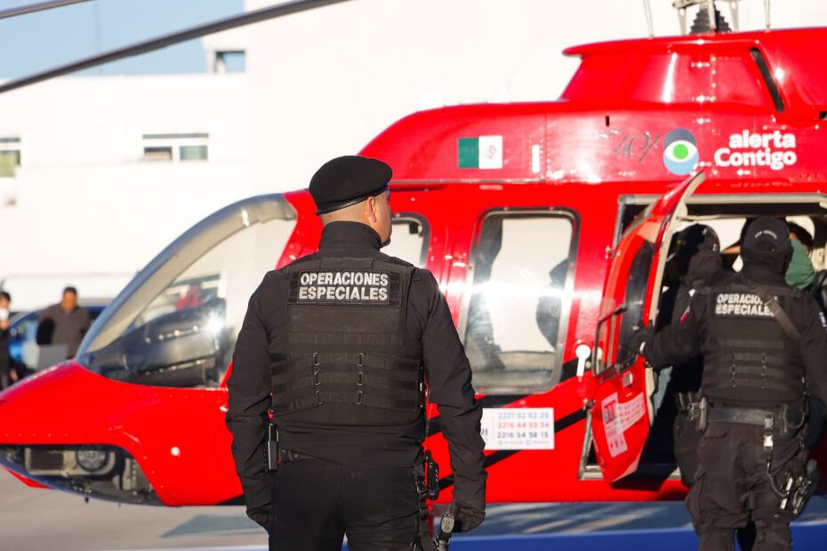 Arcángel realizó su primer vuelo desde la Academia de Formación y Profesionalización Policial | Agencia Es Imagen para El Universal Puebla