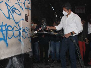 Borrarán más de 2 mil graffitis en el Centro Histórico de Puebla