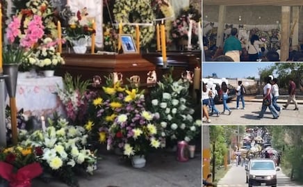 Con música y globos blancos, realizan el velorio de las víctimas de la masacre en Tehuitzingo